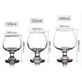 Crystal Essentials Brandy Glasses Brandy / Cognac Snifter Glasse Blown Crystal Glass